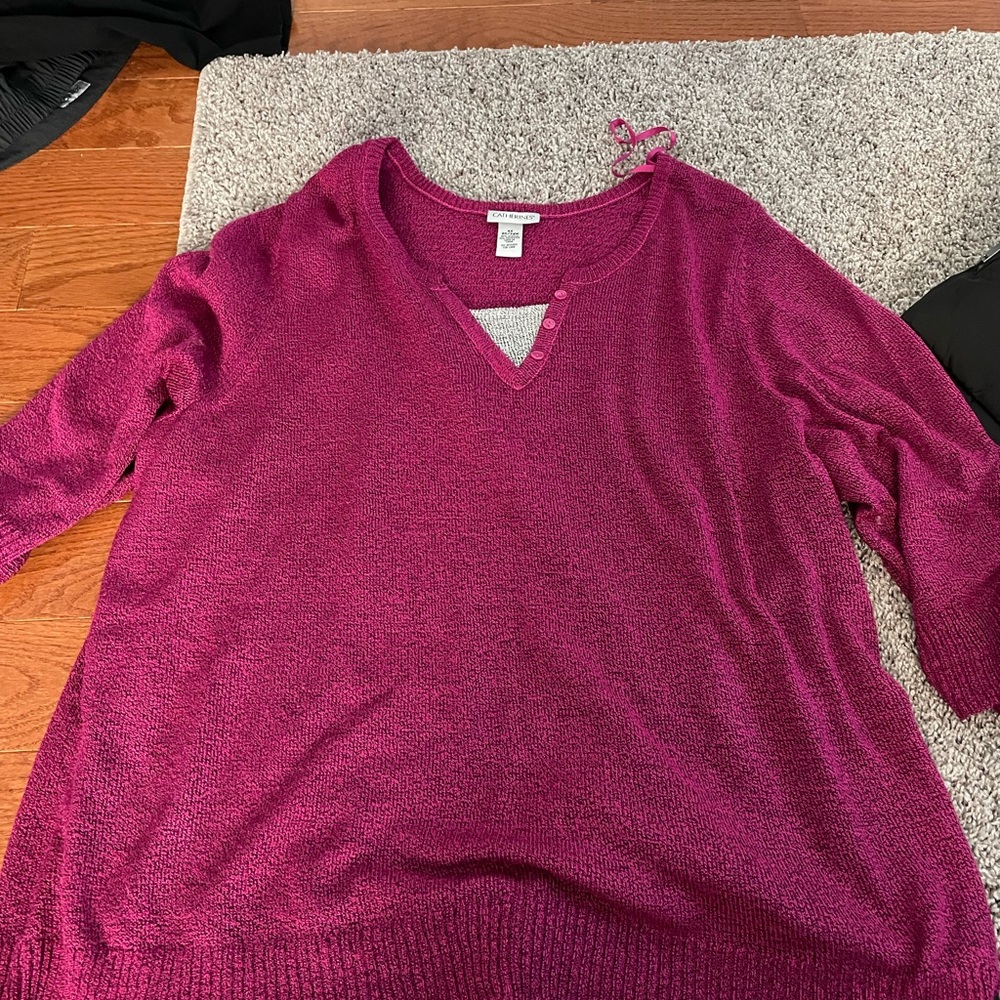 Pink sweater from Catherine’s size 4x